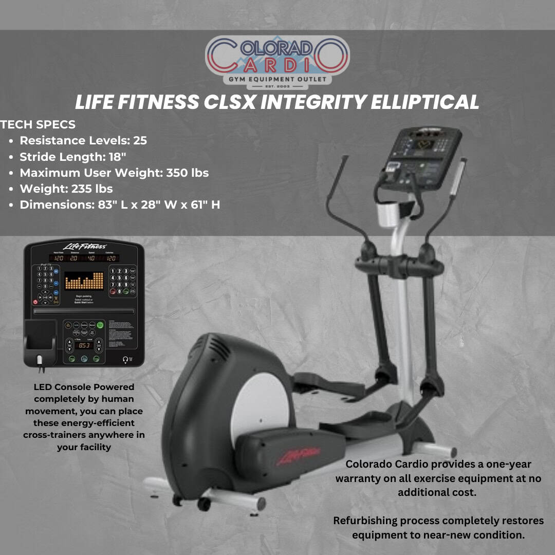 Life Fitness Integrity Series Elliptical CLSX