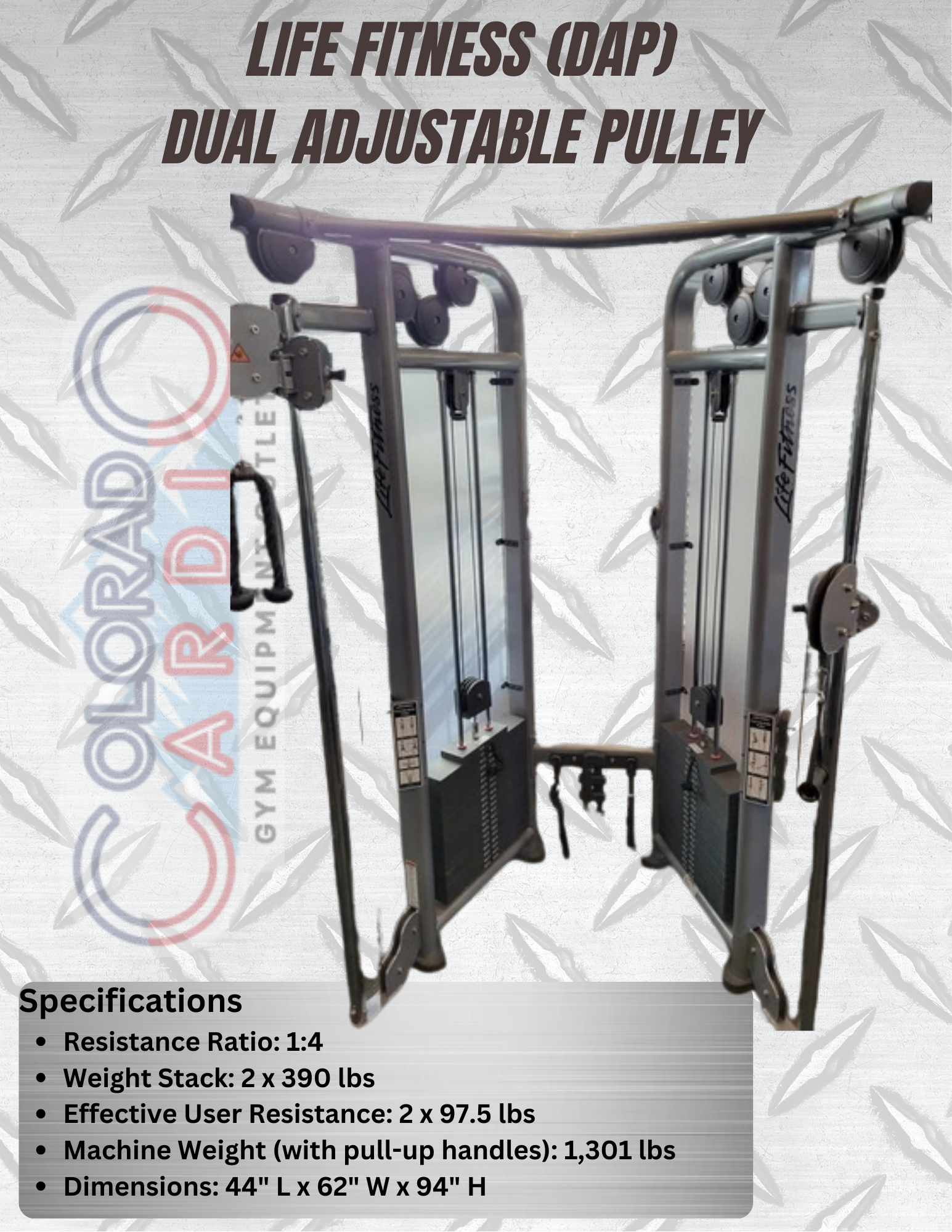 Life Fitness Signature Series Dual Adjustable Pulley (DAP)