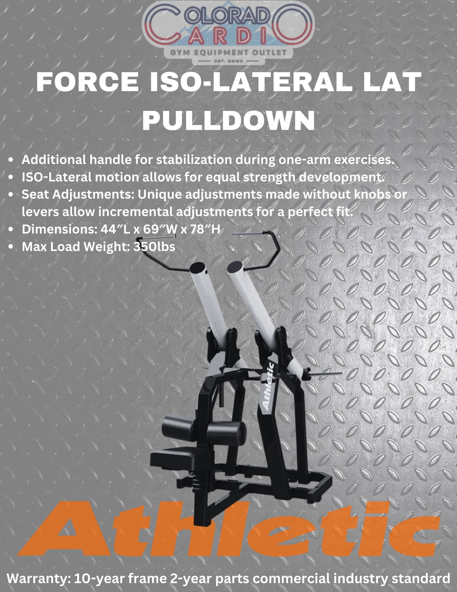FORCE ISO-Lateral Lat Pulldown