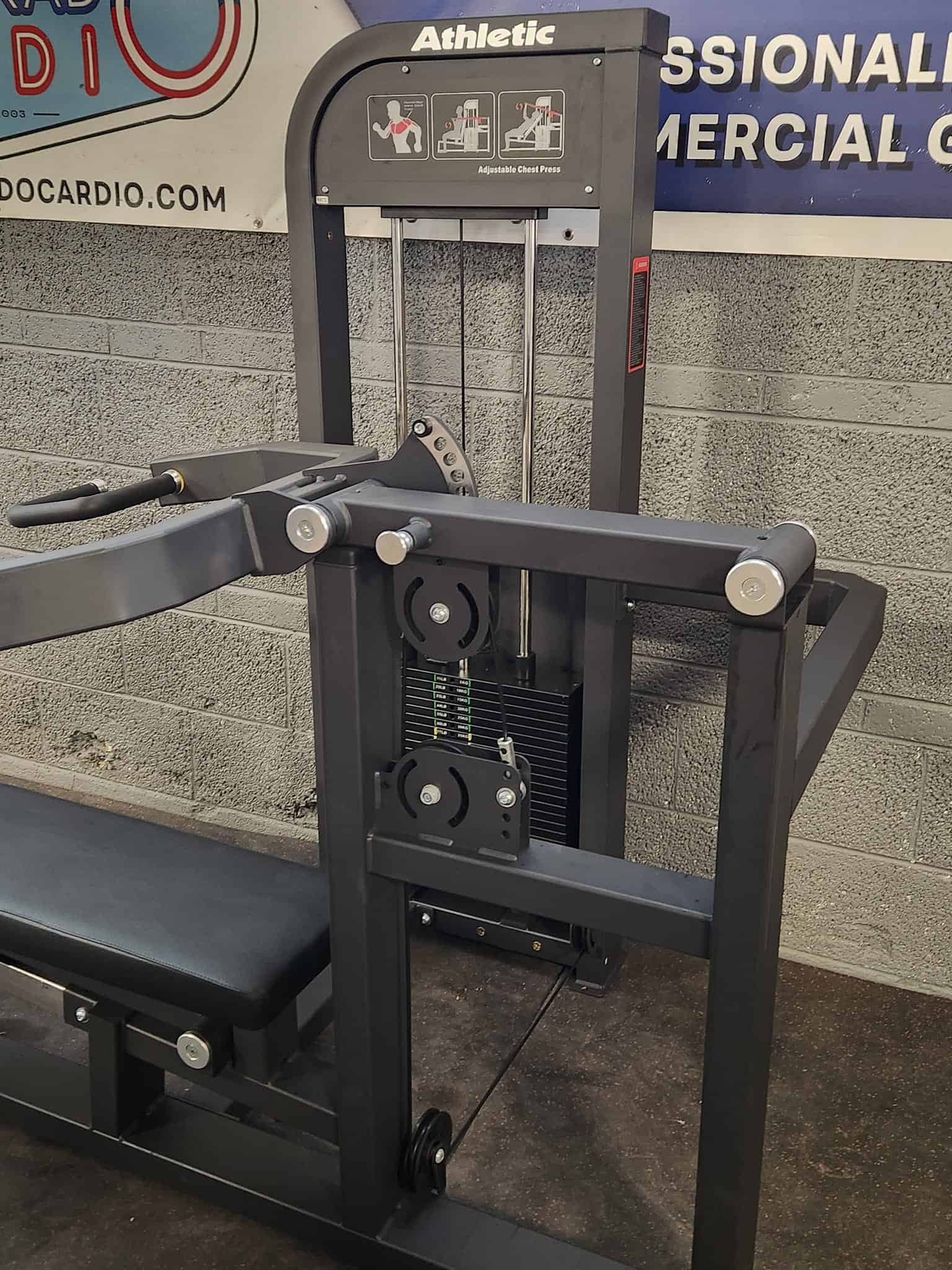 Pulse rowing machine for cardiovascular exercise at Colorado Cardio gym.