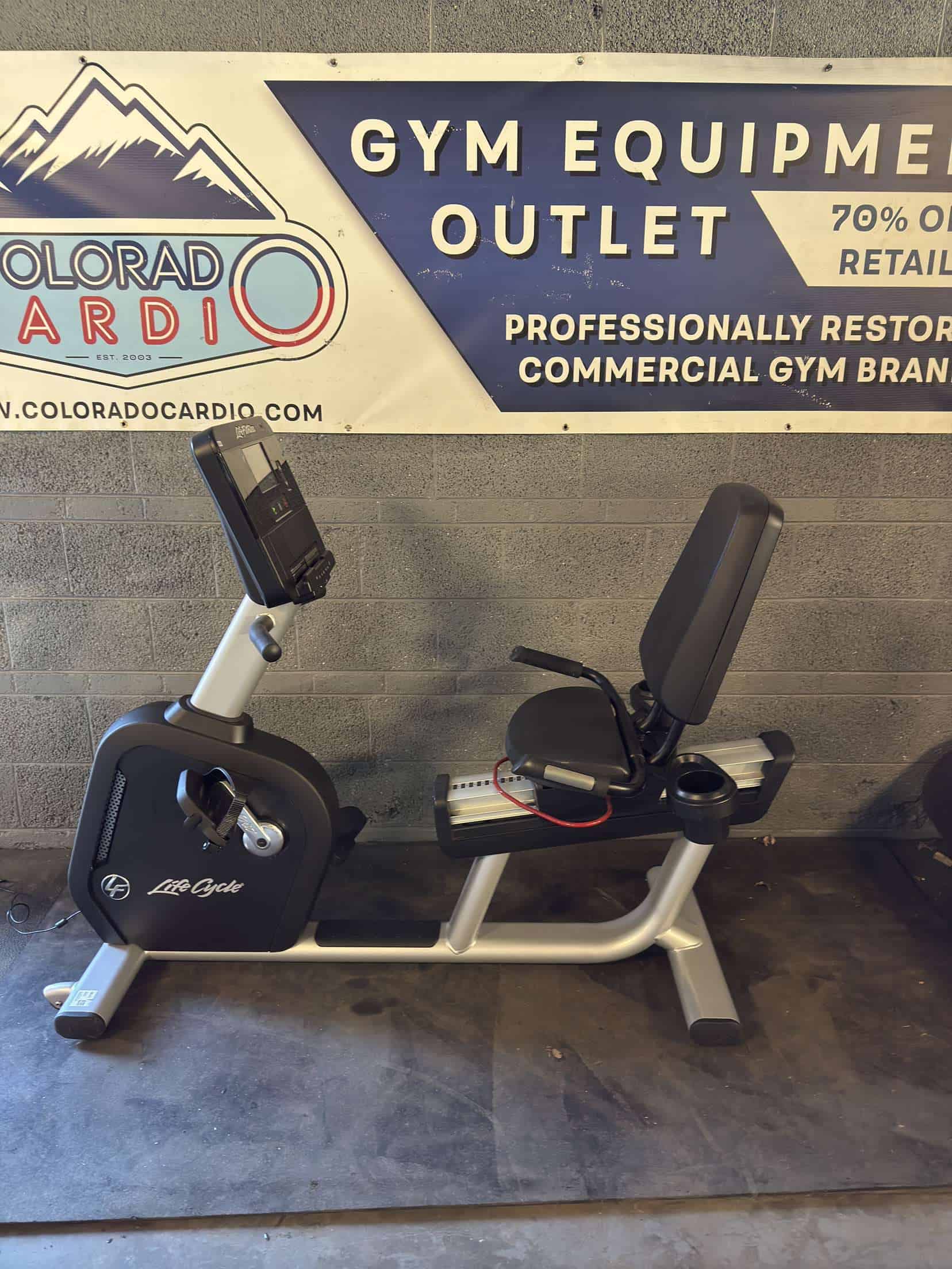 Exercise bike at Colorado Cardio, professional cardiac and cardiovascular health center in Colorado, offering advanced diagnostics and recovery solutions.