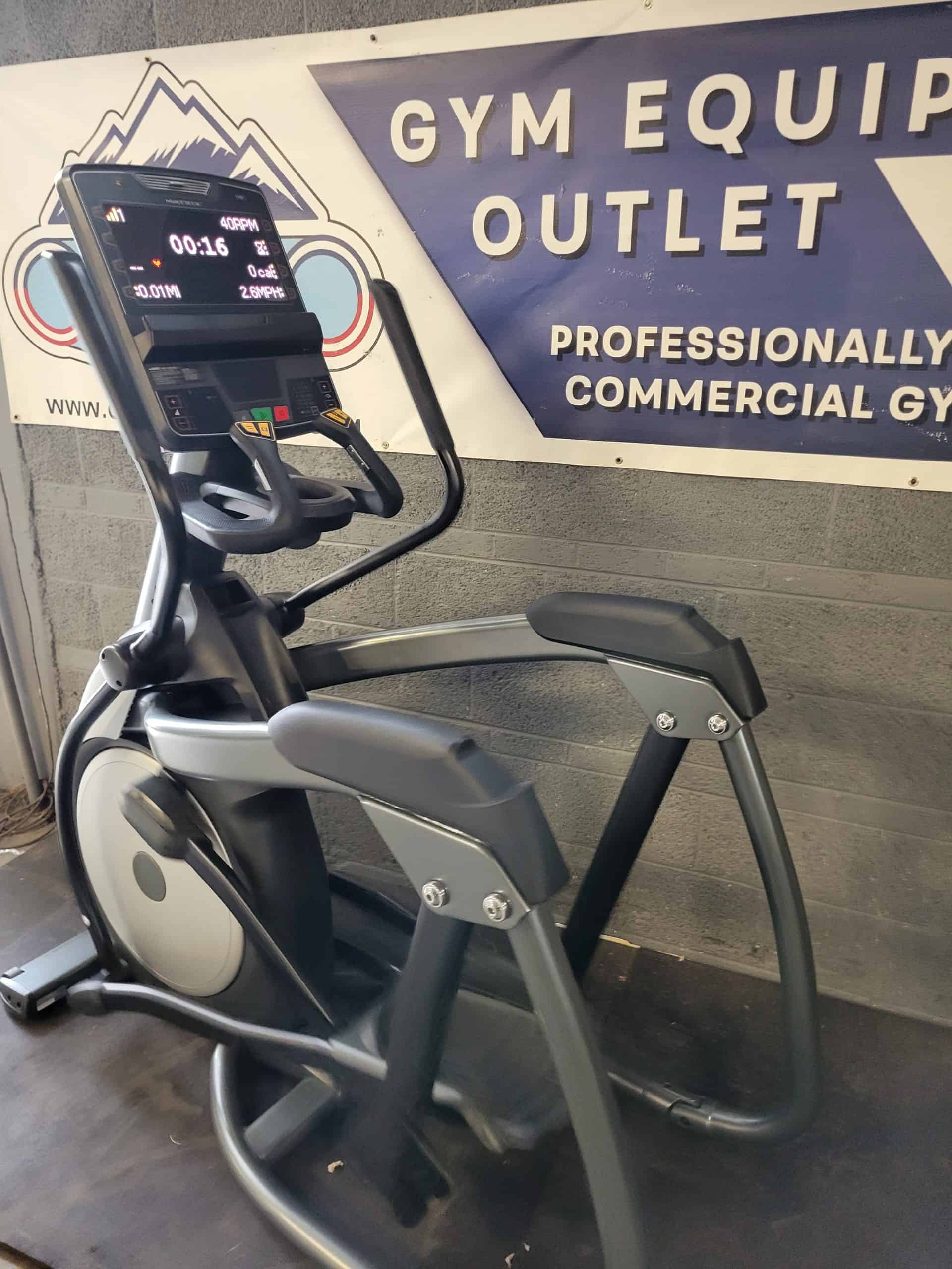 Indoor stationary exercise bike at Colorado Cardio clinic, emphasizing cardiovascular health and fitness.