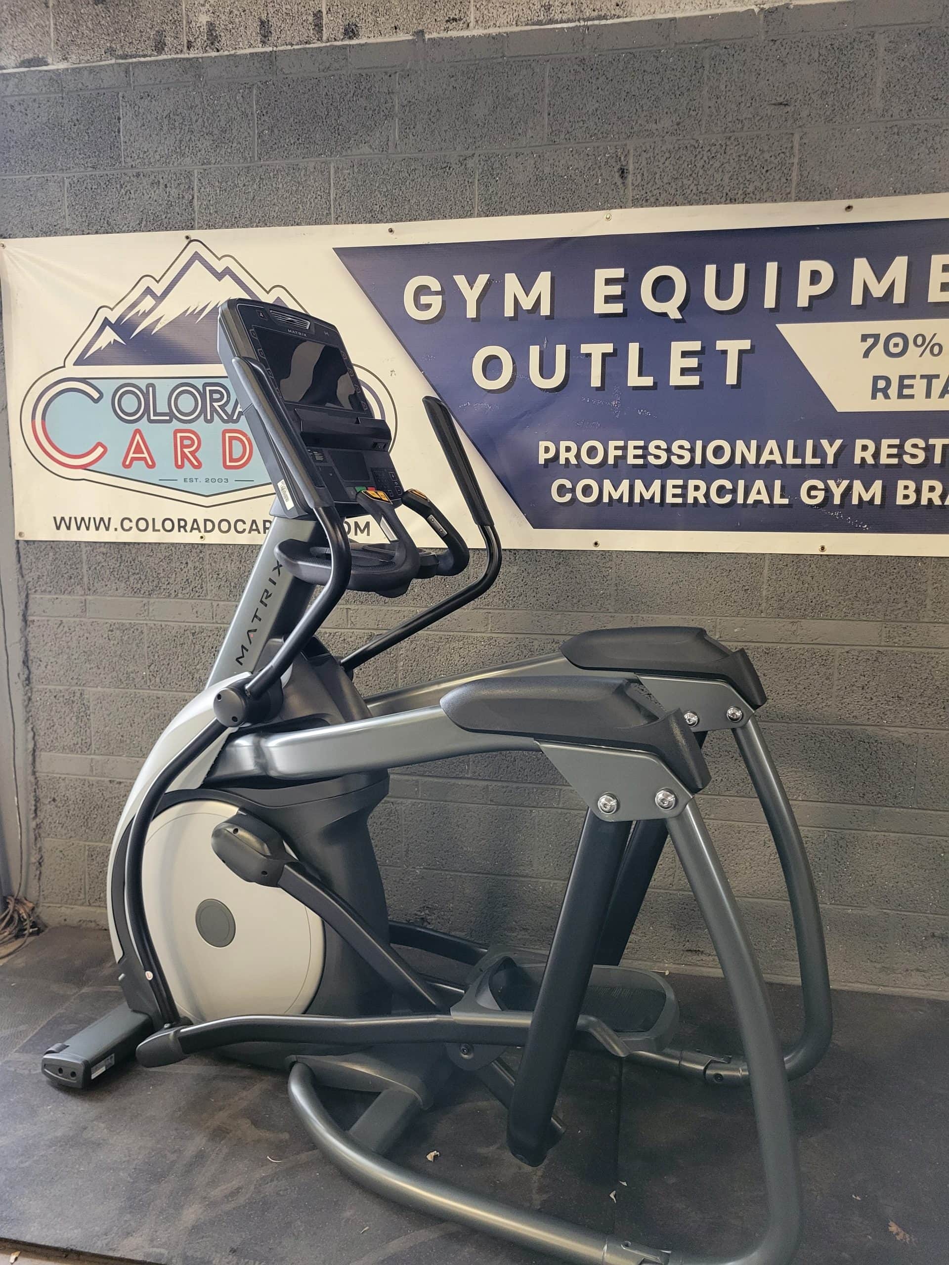 Indoor exercise bike at a Colorado Cardio gym outlet for cardiovascular health and fitness.