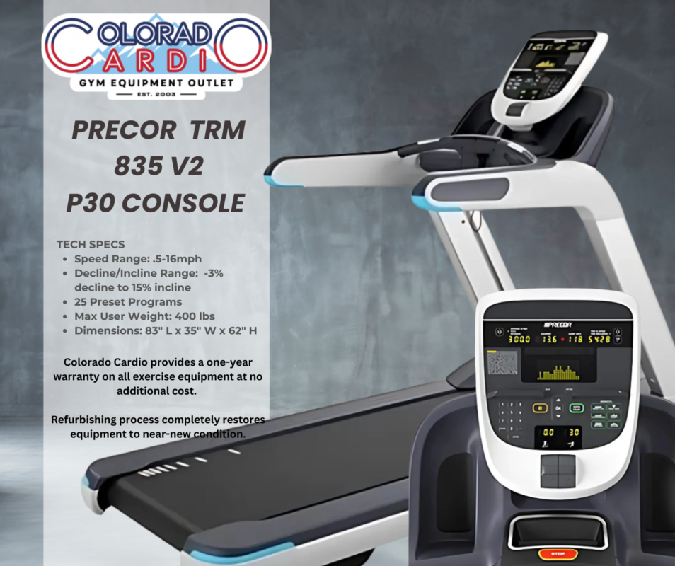 Precor TRM 835 V2 Treadmill with P30 Console