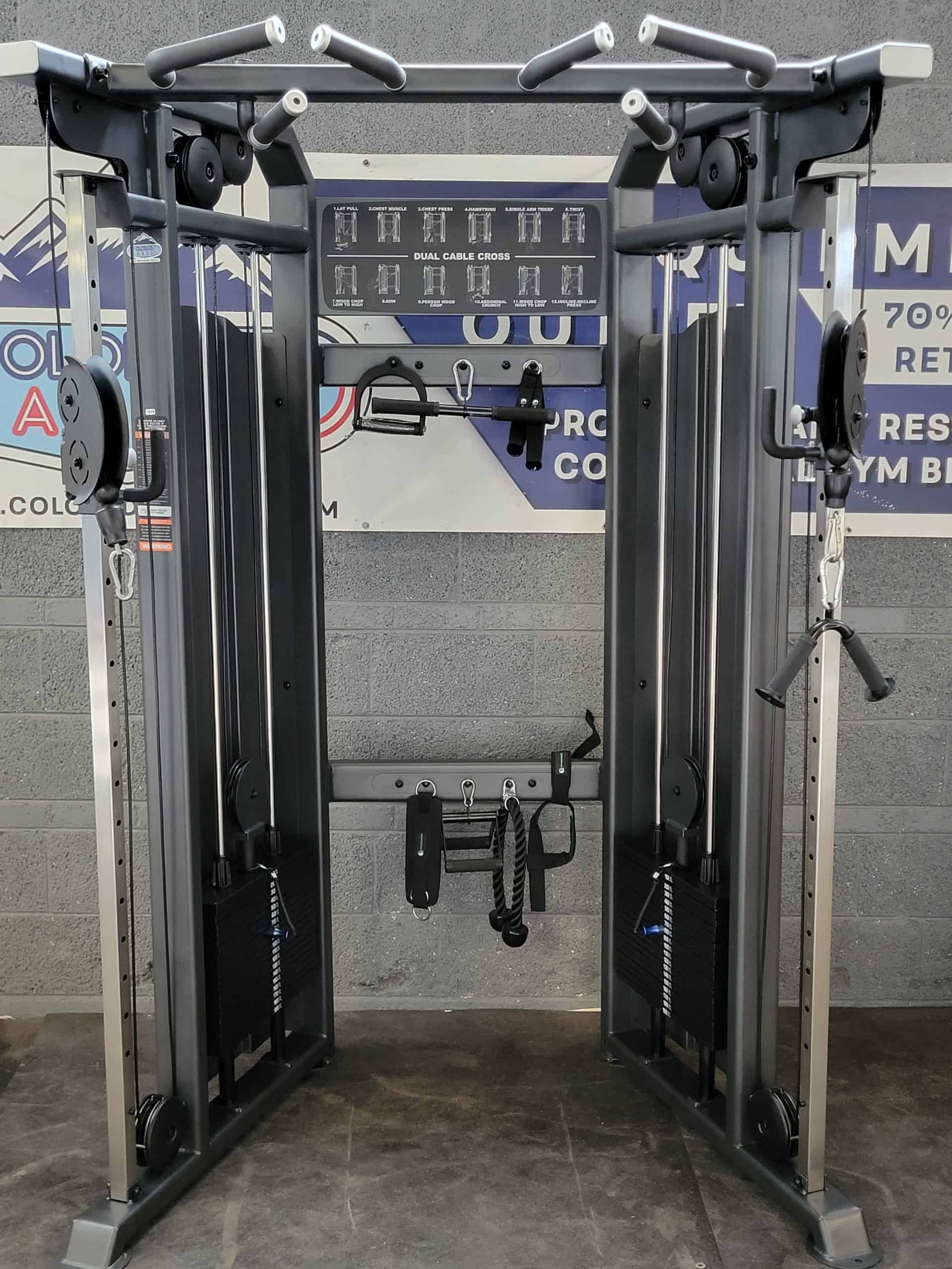 Versatile gym equipment for cardiovascular health and strength training at Colorado Cardio, promoting fitness and wellness in Colorado.