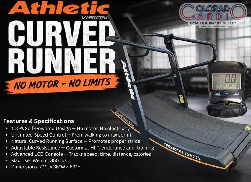 Athletic Vision Curved Runner “No Motor - No Limits”