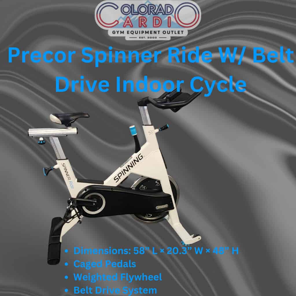 Precor Spinner Ride with Belt Drive Indoor Cycle