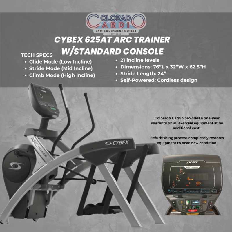 Cybex 625AT Arc Trainer w/Standard Console