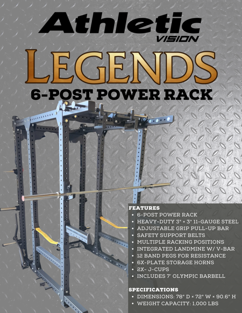 Legends Multi Squat 6-Post Power Rack | Colorado Cardio