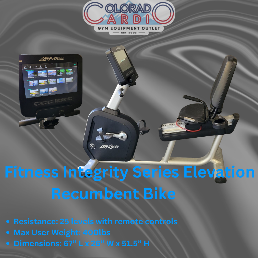 Life Fitness Integrity Series Elevation Recumbent Bike