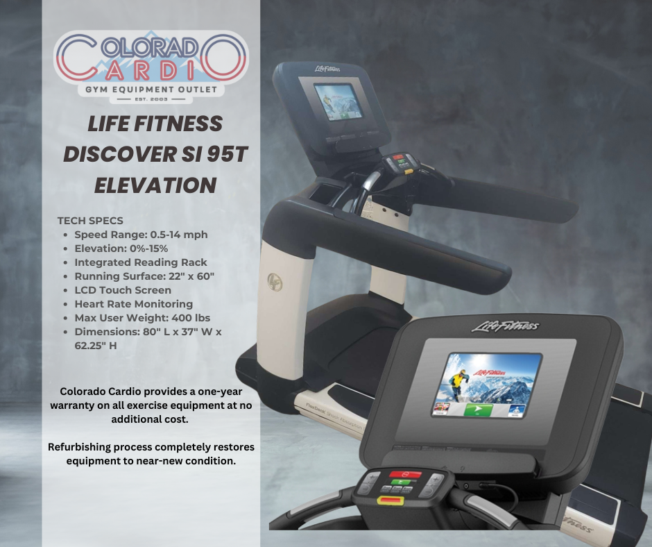 Life Fitness Discover SI 95T Elevation Treadmill