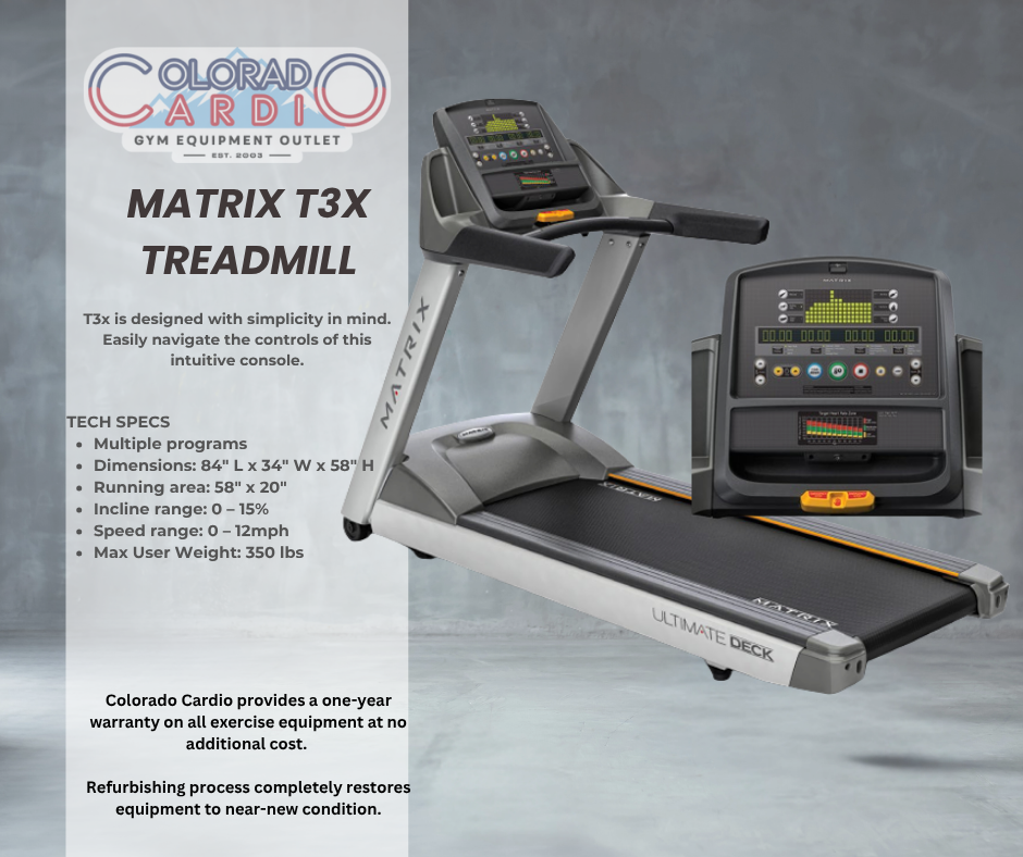 Matrix T3X Treadmill with LED Display