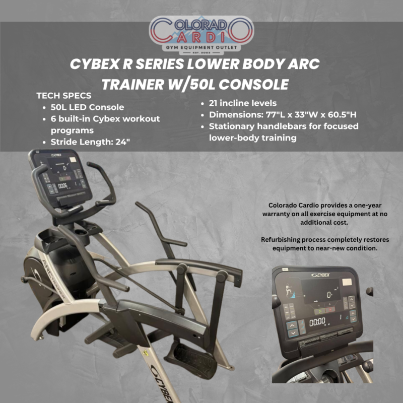 Cybex R Series Lower Body Arc Trainer w/50L Console