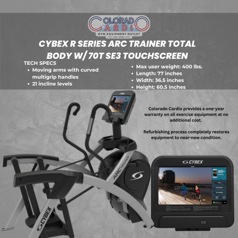 Cybex R Series Arc Trainer Total Body w/ 70T SE3 TouchScreen