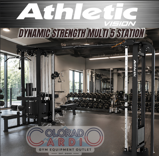 Athletic Vision Dynamic 5-Station Multi Gym Cable Crossover