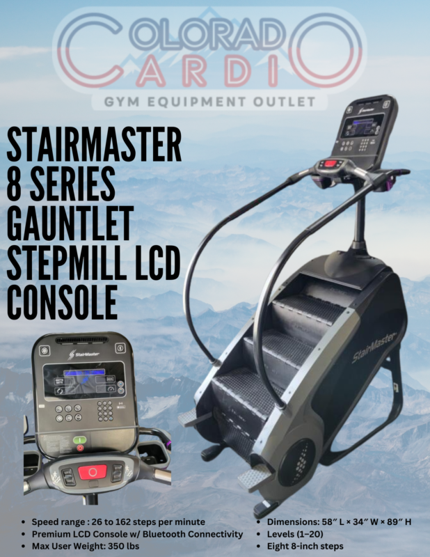 StairMaster 8 Series Gauntlet StepMill LCD Console