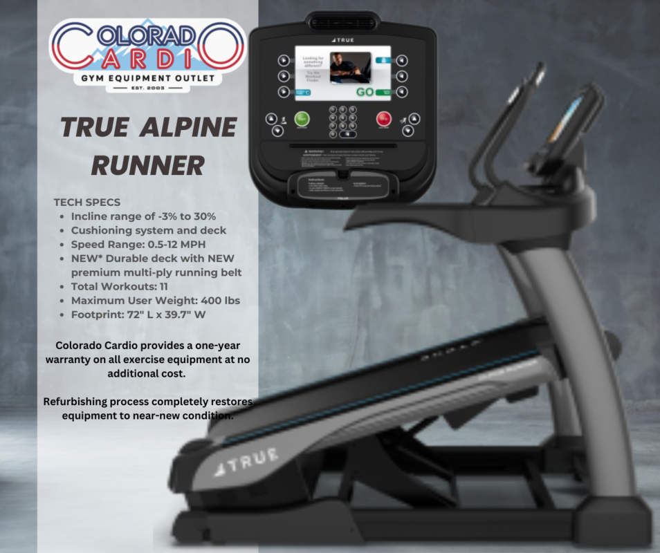 True Fitness Ti1000 Alpine Runner 30% Incline