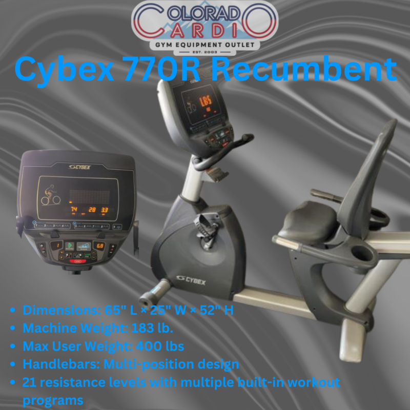 Cybex 770R Recumbent Bike
