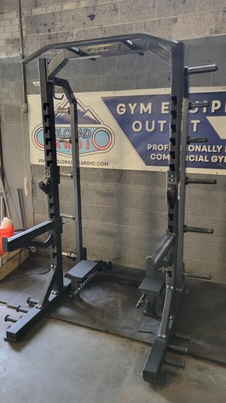 Cybex 8 Foot Half Rack Squat Rack Heavy Duty
