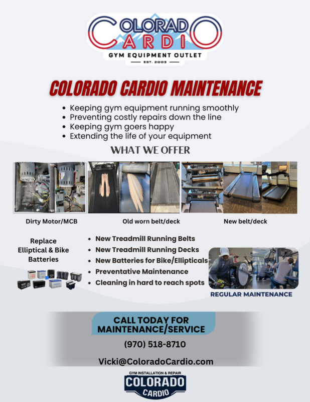Colorado Cardio Gym Equipment Service and Maintenance