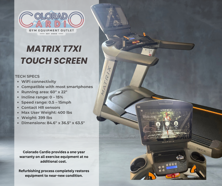 Matrix T7xic XL TouchScreen Treadmill